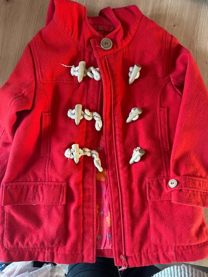 Manteau mi saison rouge