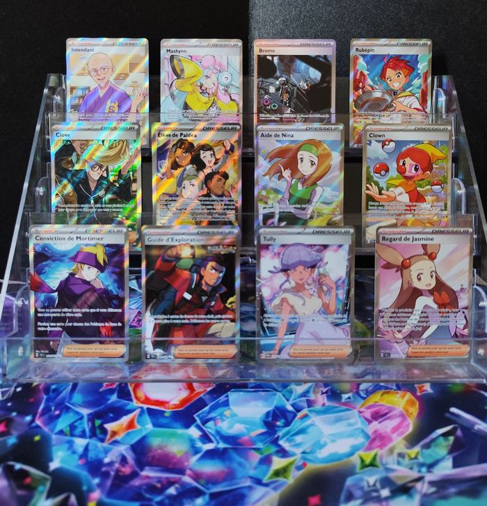 Lot de 19 cartes Pokémon DRESSEUR neuves 🇨🇵