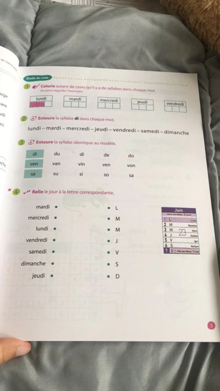 Livre Chut Je lis cahier d’exercices nº1 - photo numéro 3