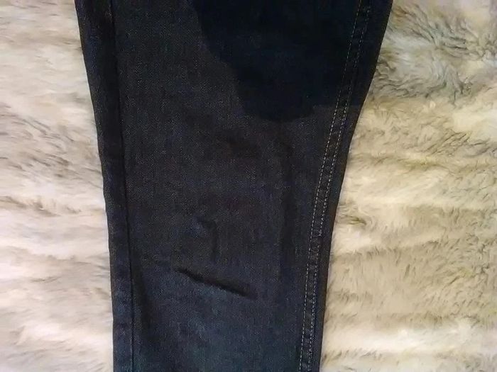 Pantacourt ou jean court femme en jean bleu foncé T40 - Jsfn denim - photo numéro 5
