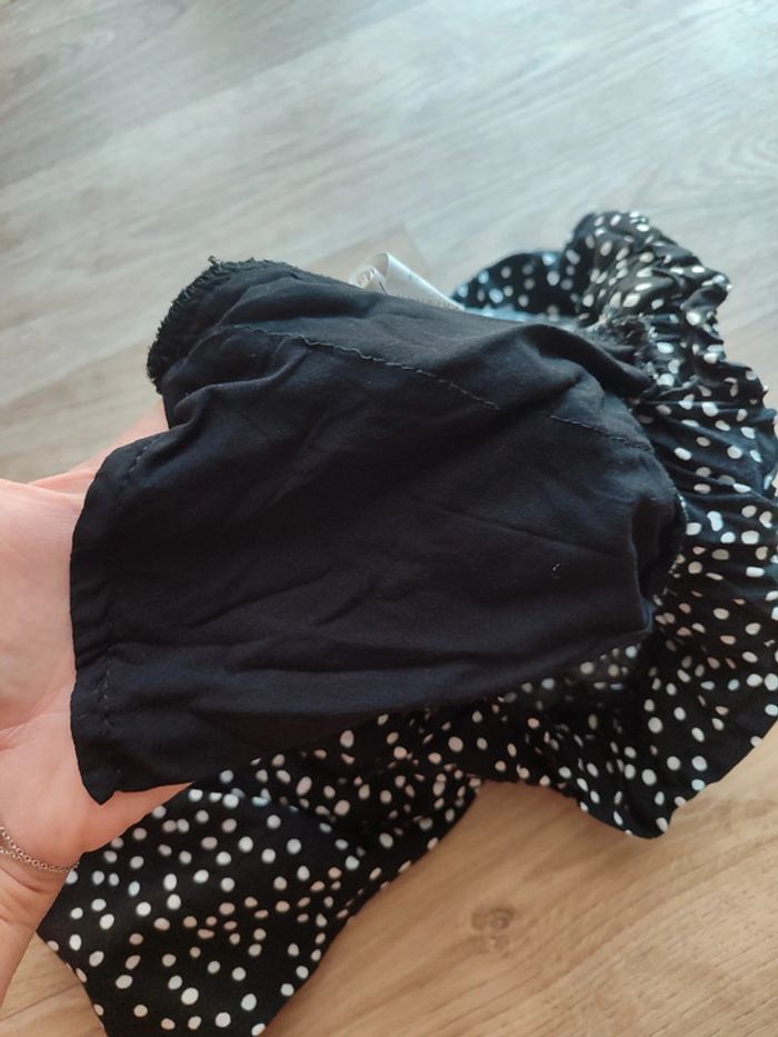 Short noir à pois blancs - Taille 40 - photo numéro 3