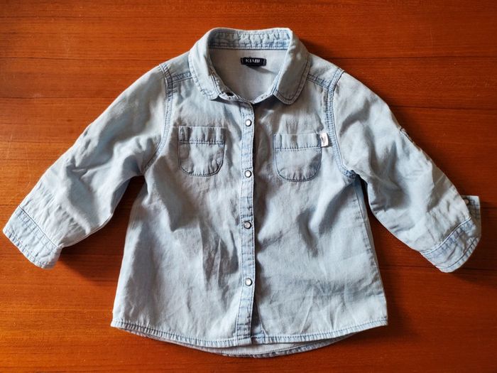 Chemise en jean 9mois - photo numéro 2