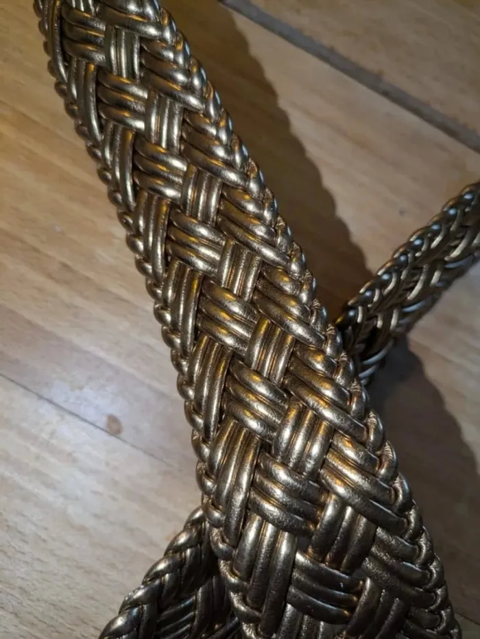 Ceinture tressée en cuir synthétique – chic & habillée - photo numéro 3