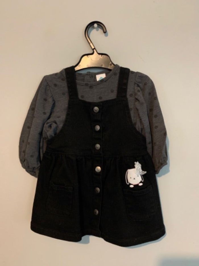 Ensemble robe+tee-shirt manche longue