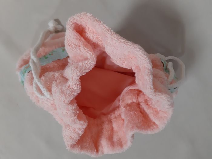 cape de bain naissance + gant + sac de transport ou de rangement - photo numéro 8