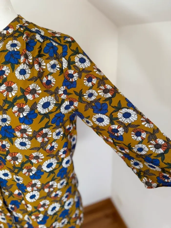 Superbe Chemise / blouse fluide fleurie It Hippie 🌸 M 38 - photo numéro 4