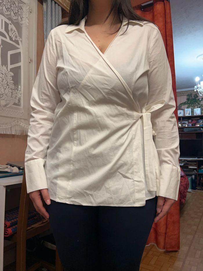 Chemise blanche portefeuille - photo numéro 2