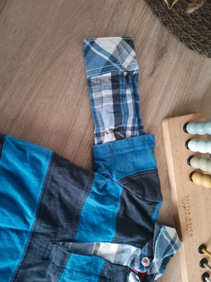 T-shirt / polo manches longues rugby 6 mois - photo numéro 4