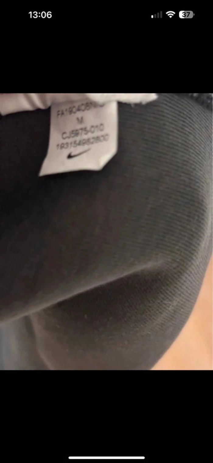 Sweat Nike x PSG noir et bleu - Taille M - photo numéro 11