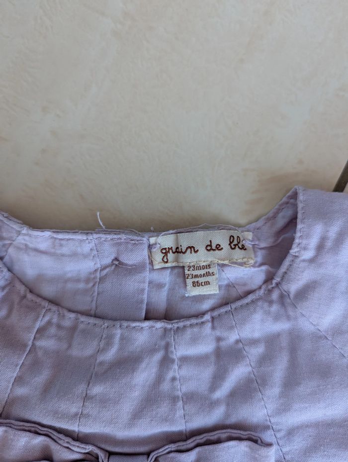 robe 23 mois grains de blé - photo numéro 2