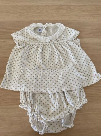 Pyjama petit bateau brillant col Claudine 36 mois