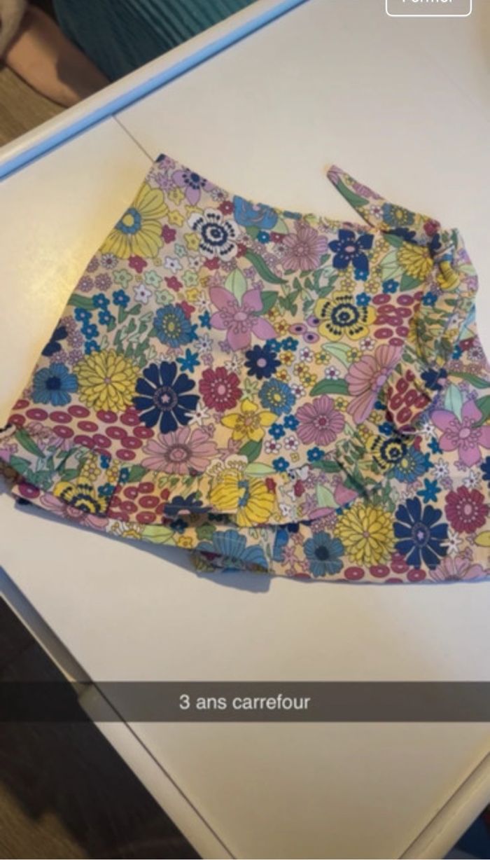 Jupe short fille
