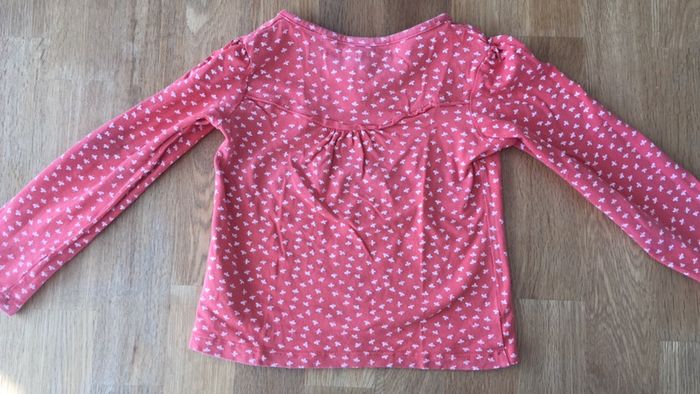 T-shirt manches longues corail - photo numéro 3