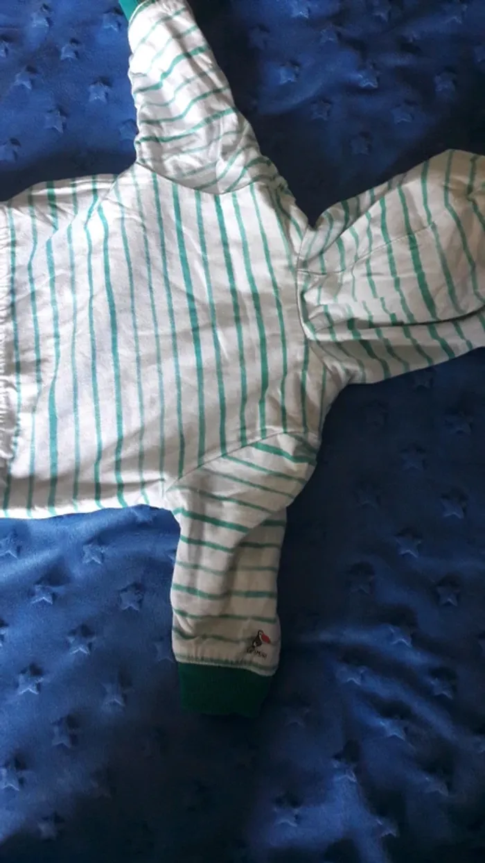 Veste à capuche zippé réversible Catimini - photo numéro 4