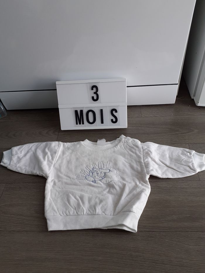 Pull blanc