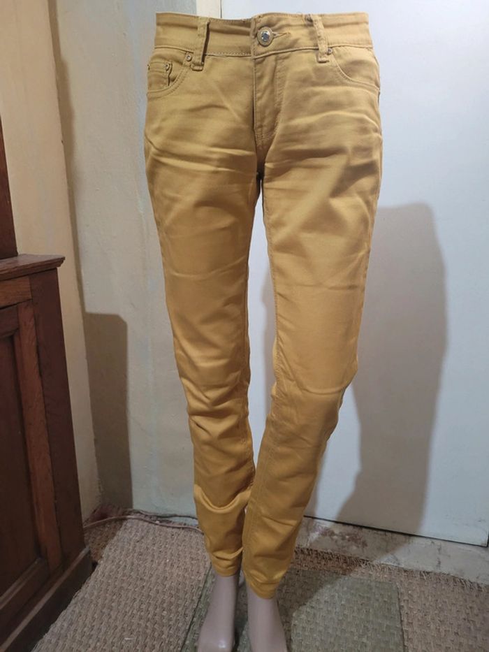 Pantalon jaune moutarde, taille M