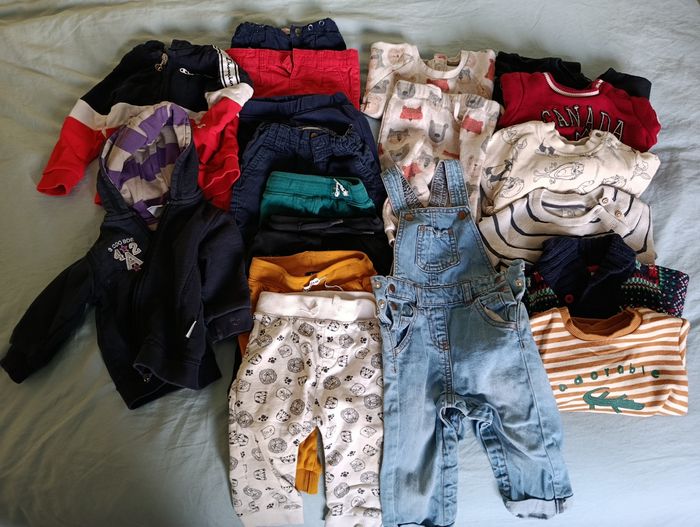Lot vêtements garçon 9 mois hiver - photo numéro 2
