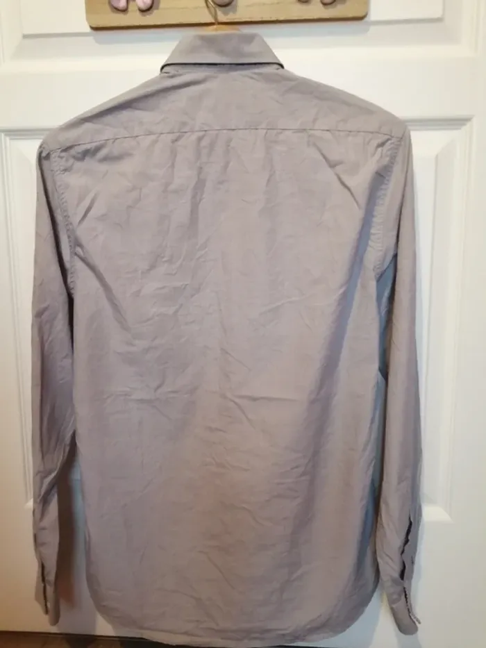 Chemise Jules fitted grise - photo numéro 7