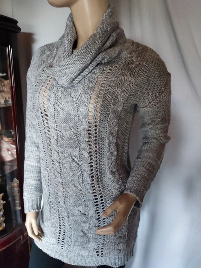 Pull gris - photo numéro 2