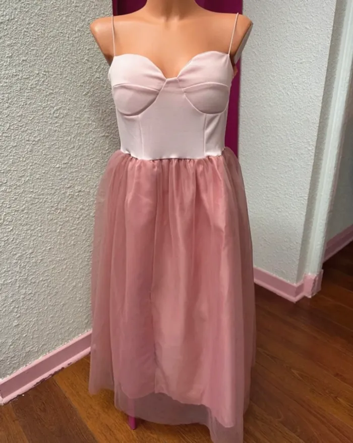 Robe de cérémonie rose