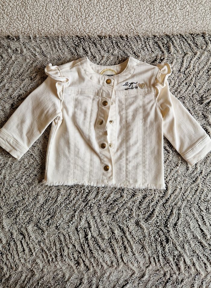 Lot de 3 vestes en jeans bébé - photo numéro 2