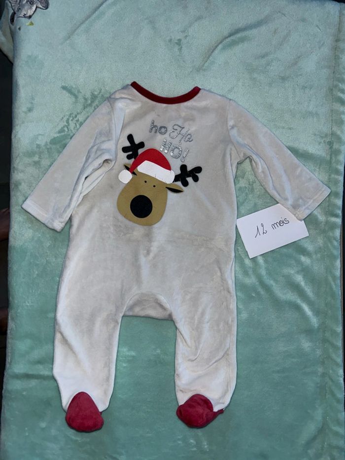 Pyjama bébé rêne de Noël