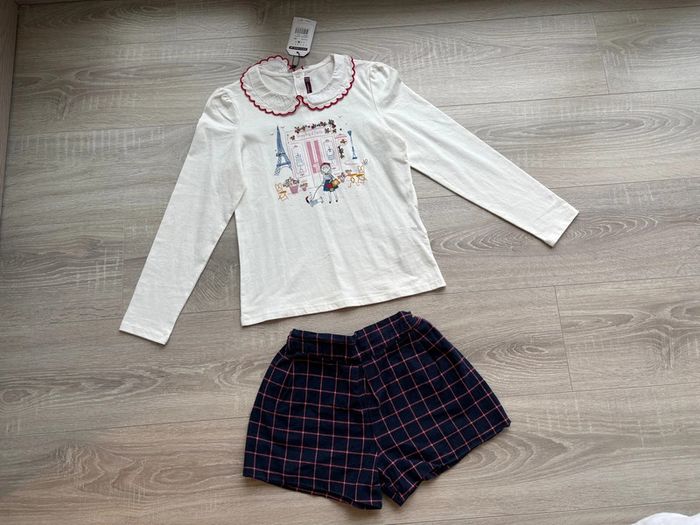 Ensemble short sergent major 9/10 ans