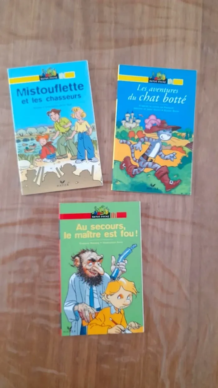 Lot 3 livres Ratus poche