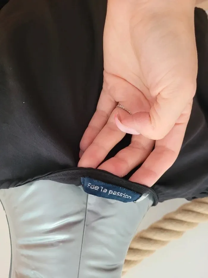 Robe manches 3/4 à nœud taille L - photo numéro 5