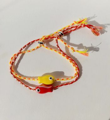 Duo bracelet poissons