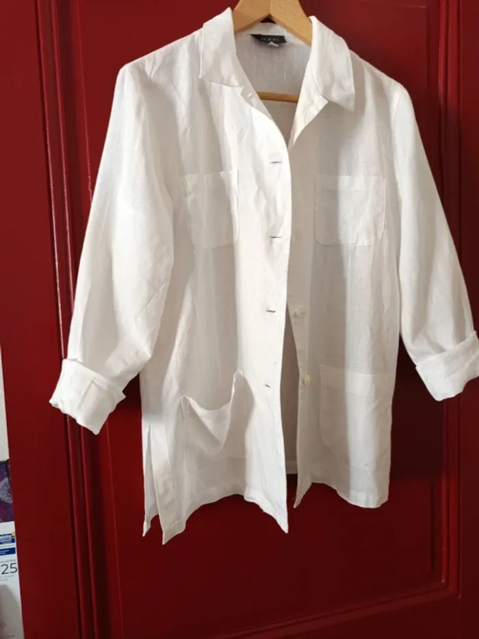 Chemise veste Breal 100% lin t.38/40
