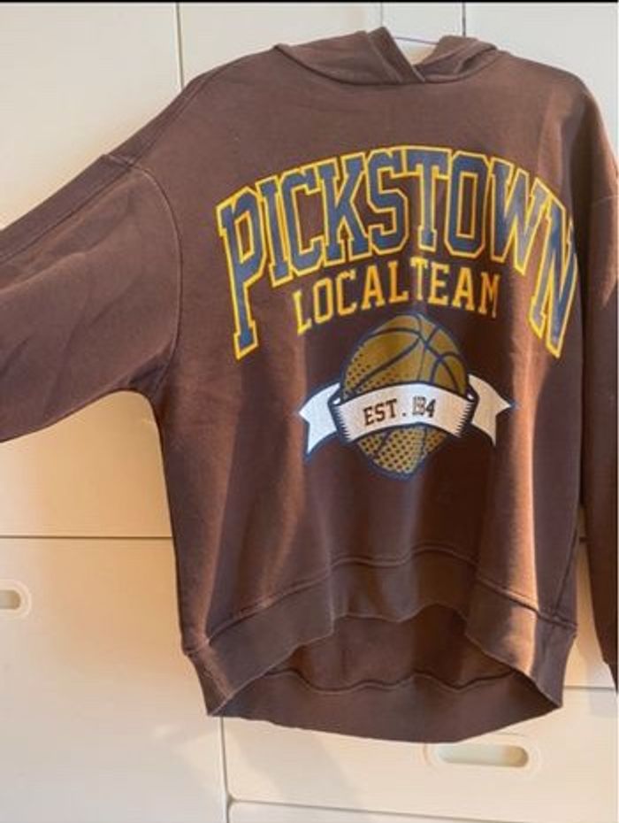 Sweat-shirt basket Zara marron - photo numéro 2