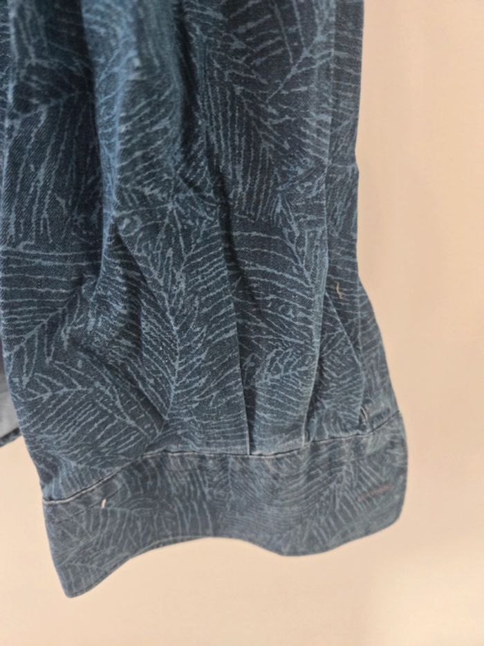 Chemise bleu avec feuilles Jerem taille XL - photo numéro 3