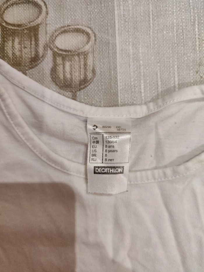 T-shirt Decathlon blanc - photo numéro 4