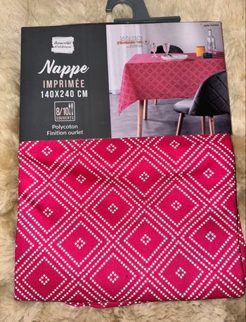 Nappe en tissus