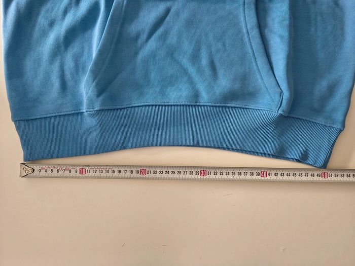 🐊 Sweatshirt Lacoste à capuche molleton Loose Fit bleu ciel - photo numéro 2