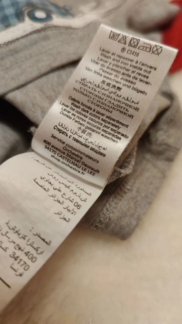 Tee-shirt 2 en 1 broderie "Go To The Big City" T. 6 mois Orchestra 💮100% Coton - photo numéro 7