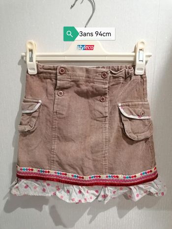 Jupe velours Dpam 3ans