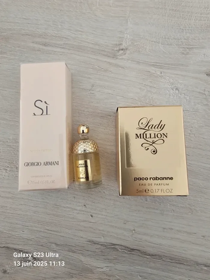 Lot miniatures parfum
