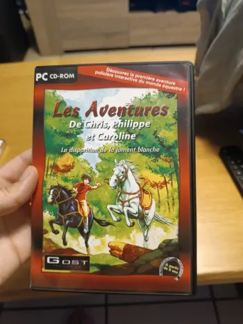 Jeu les aventures de Chris, Philippe et Caroline la disparition de la jument blanche pc cd-rom