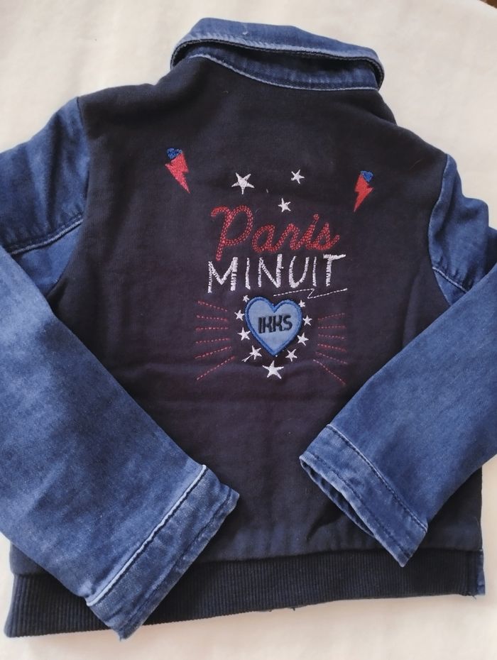 Veste en jean fille IKKS 4 ans - photo numéro 5