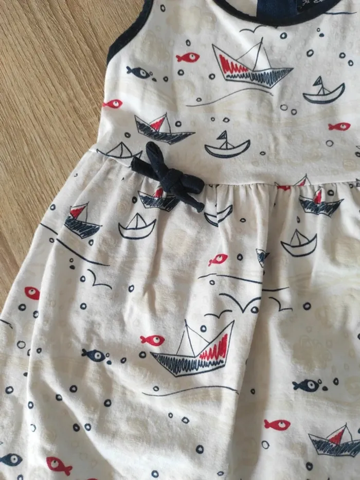 Robe bebe fille cap au large - photo numéro 2