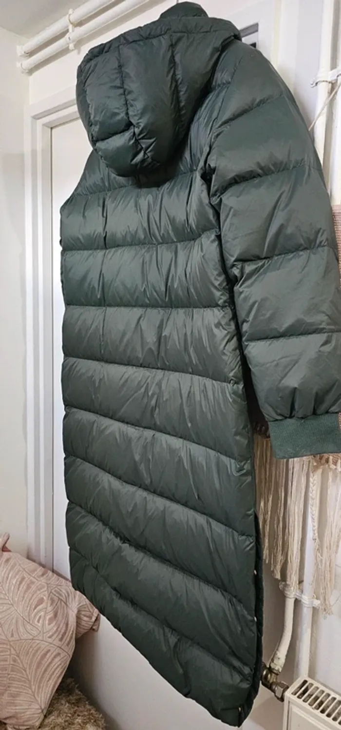 Manteau Doudoune Longue Duvet Plumes Saint James Taille 40 - photo numéro 10