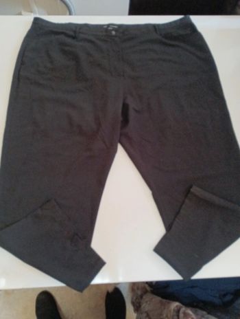Pantalon noir  jambes larges femme Alain Weiz taille 54