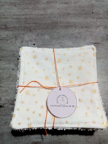 Lingettes pour bébé ou démaquillantes lavables et réutilisables