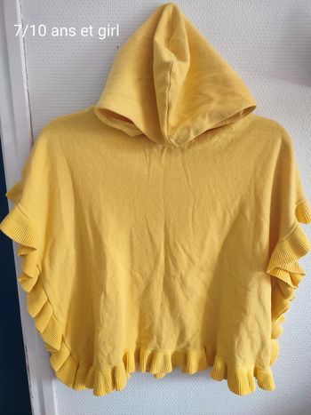 Pull poncho 7/10 ans