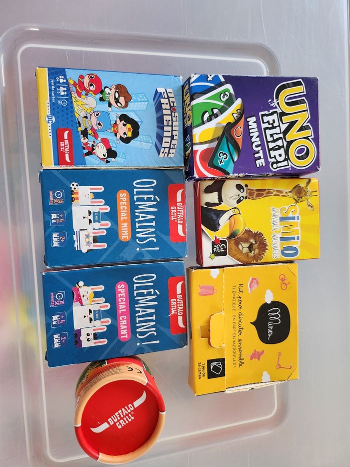Lot de jeux de cartes