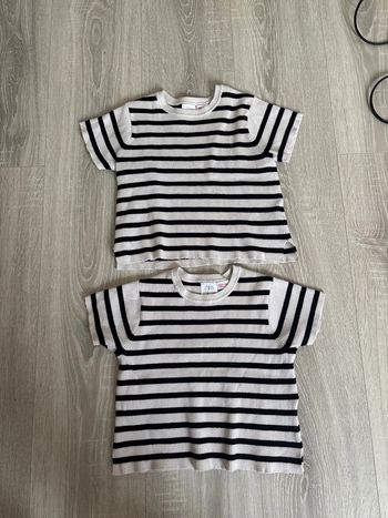 Lot de 2 T-shirt filles Zara taille 5 ans