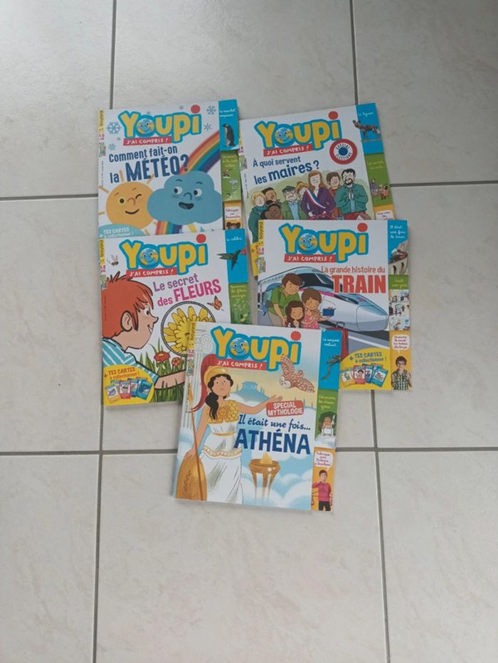 Lot de 5 magazines Youpi j'ai compris 5-8 ans