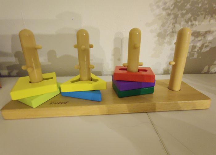 Jouet en bois encastrement - photo numéro 2